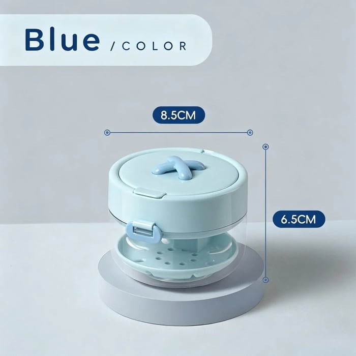 3-in-1 Leak-Proof Retainer Cleaning Case with Mirror, Drain Tray & Travel Storage