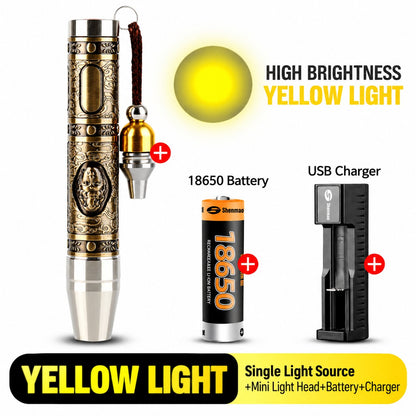 Professional 3-in-1 Gemstone Identification Flashlight