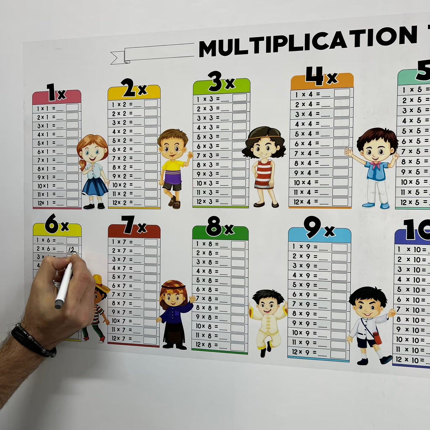 📚Educational Dry Erase Color Multiplication For Kids