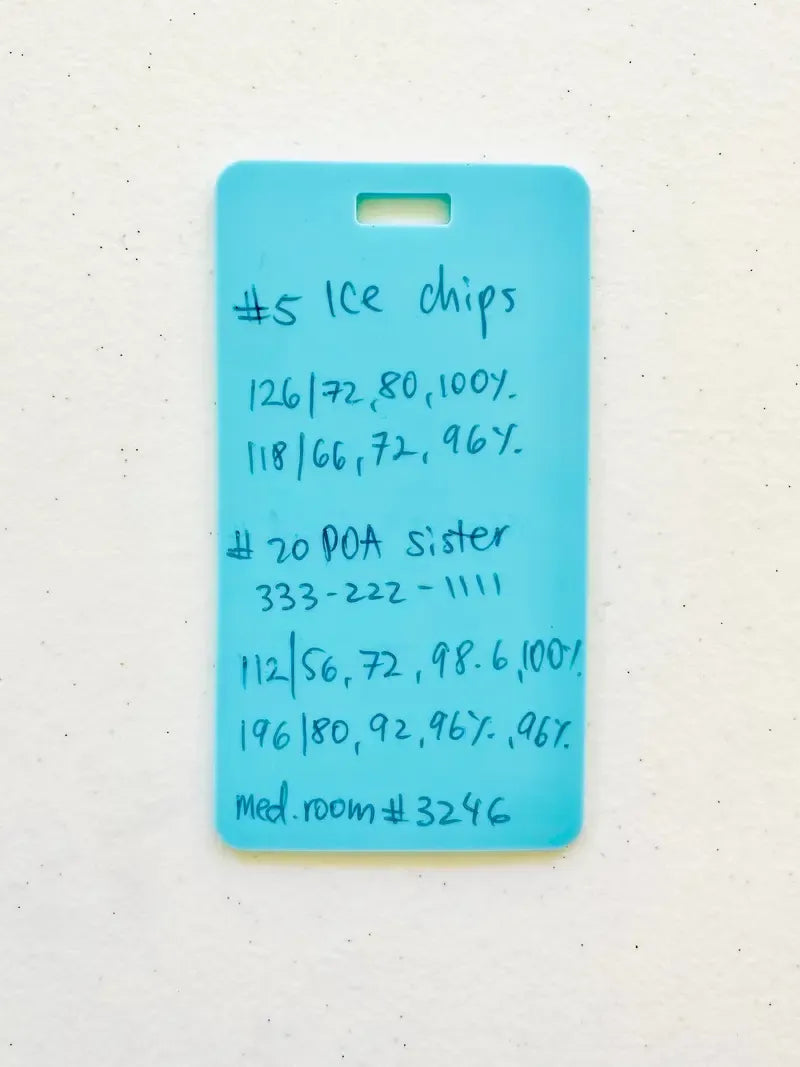 🩺Erasable Badge Note | Dual-Side Writable, Fade-Proof & No Blur (🖊Write. Wipe. Repeat.) 🎁Free Badge Clip Included📋