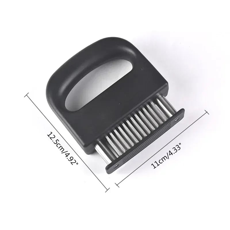 Meat Tenderizer with 48 Stainless Steel Blades – Tenderizing Steak, Chicken, Beef, Fish, and Pork