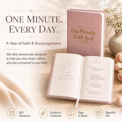 One Minute With God for Women – 365 Daily Devotional Book