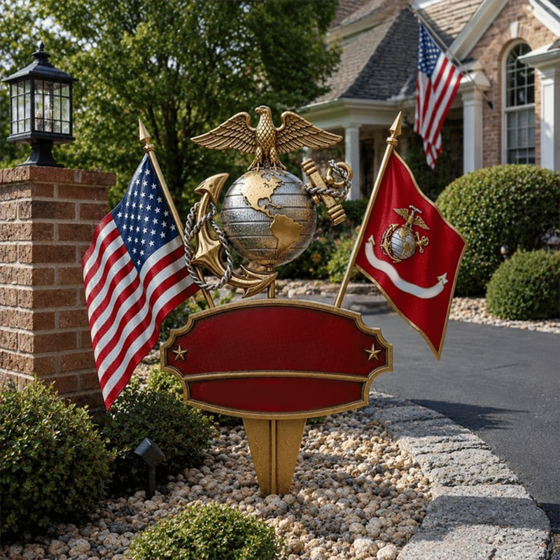 🎖️US Military Branch Tribute Garden Stake Collection