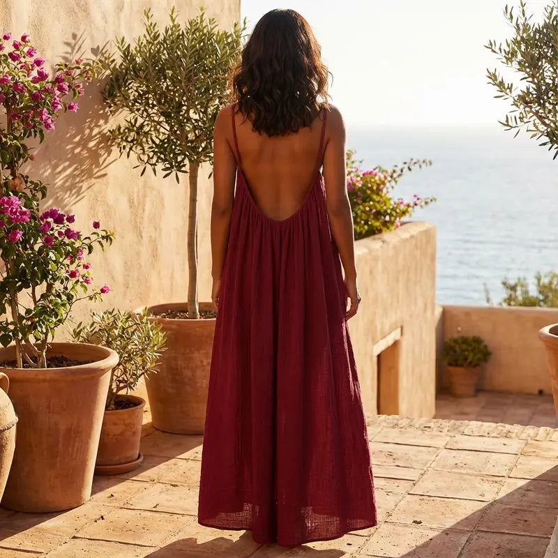 💃✨Women's Solid Color Cami Lounge Dress💕