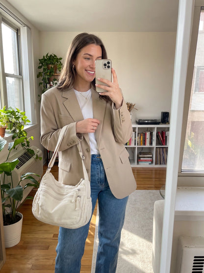 👜✨ Distressed Canvas Messenger Bag – Multi-Zipper Layered Design, Wide Adjustable Strap