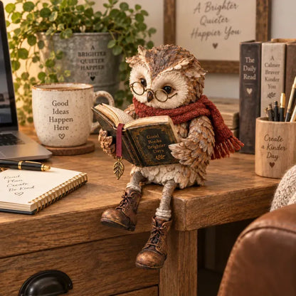 🦉Reading Owl Figurine - A Little Companion For Every Chapter