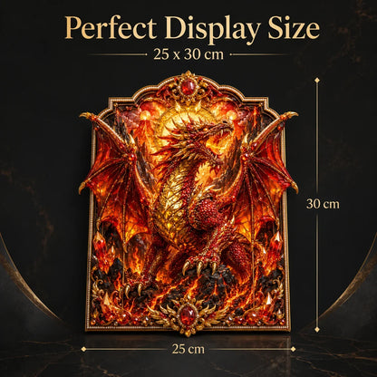 🐉 3D Layered Dragon Diamond Painting Kit, 5 Styles Fantasy Crystal Pearl Drill DIY Art Decor 25×30cm