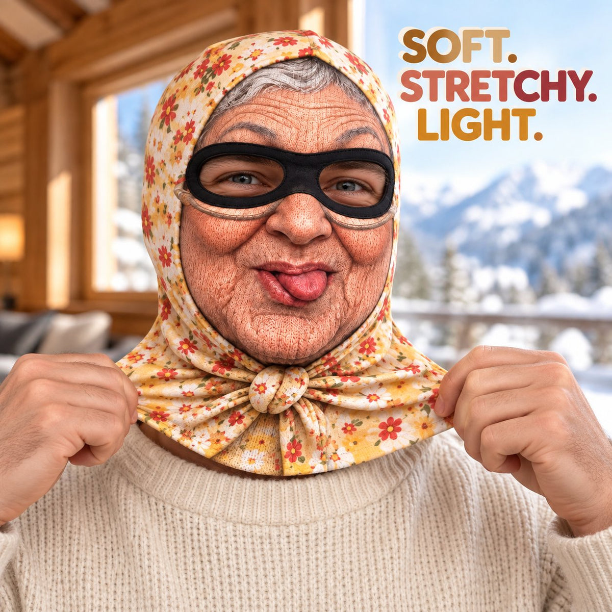 🎭 Funny Printed Balaclava Ski Mask