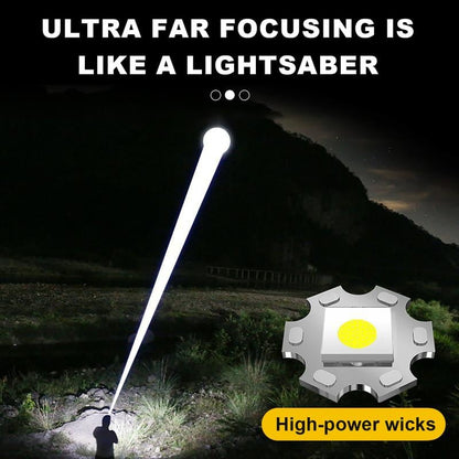 Flashlight with adjustable light range