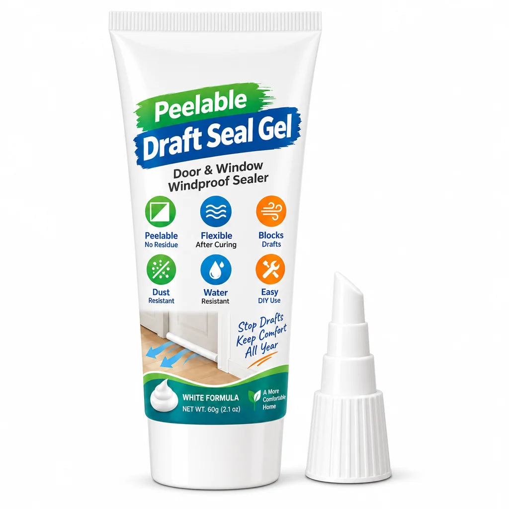 Peelable Door and Window Draft Seal Gel