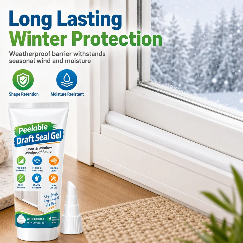 Long lasting winter draft protection
