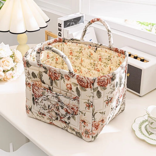 Cestas de almacenamiento, cestas y organizadores de almacenamiento con estampado floral, disponibles en una variedad de estilos, son un regalo perfecto para sus seres queridos.