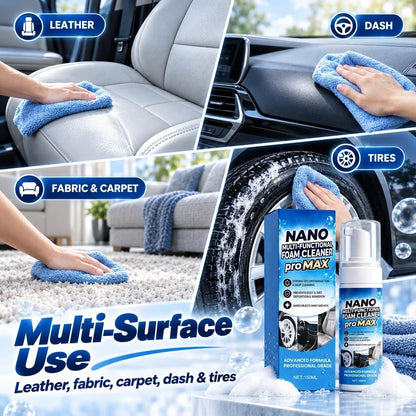 💯 Nano Multi-Functional Foam Cleaner for Cars & Home