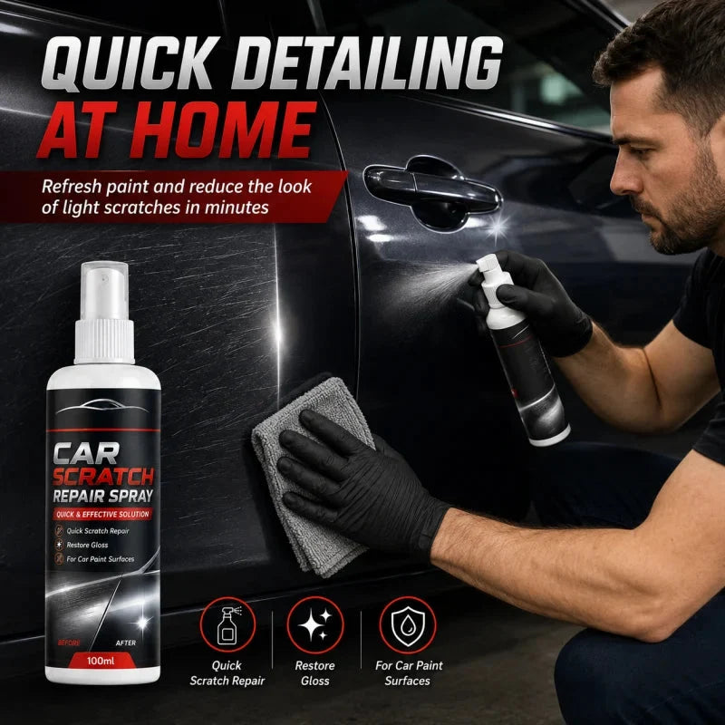 🥳2026 HOT SALE🥳💞50K+ SOLD!🚗✨ 50% OFF! Universal Car Scratch Repair Spray – Erases light scratches, swirl marks & scuffs fast. No body shop needed – restore your car’s gloss in minutes! 🛡️💨