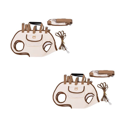 🐶2-in-1 Portable Breathable Pet Carrierk
