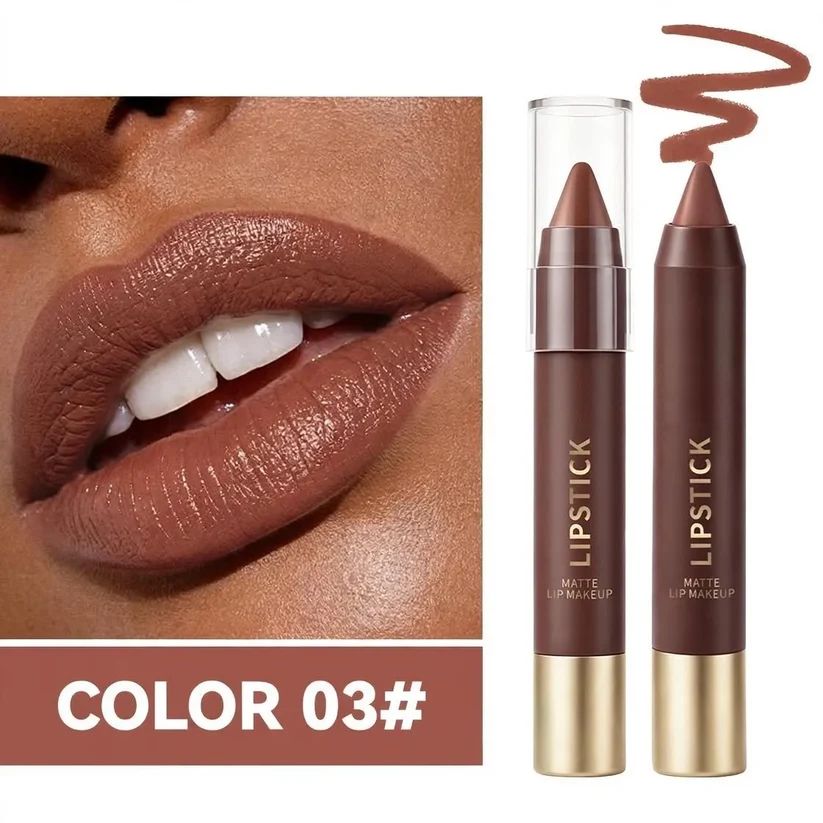 Matte Brown Lipstick, Suitable for All Skin Types 🤎