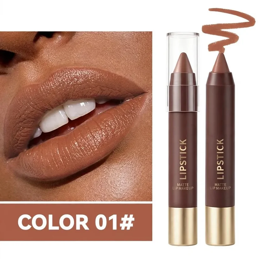 Matte Brown Lipstick, Suitable for All Skin Types 🤎