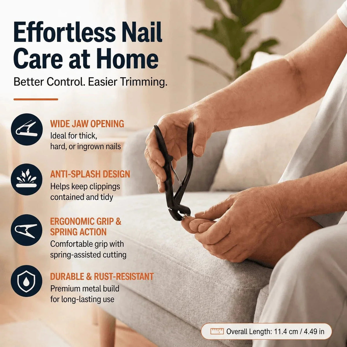 🔥Hot Sale 50% OFF🔥Effortless Precision Toenail Trimmer