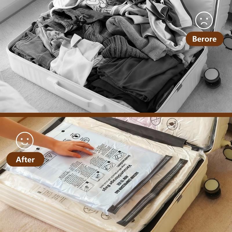 💯15-Pack Vacuum Storage Bags with Electric Pump