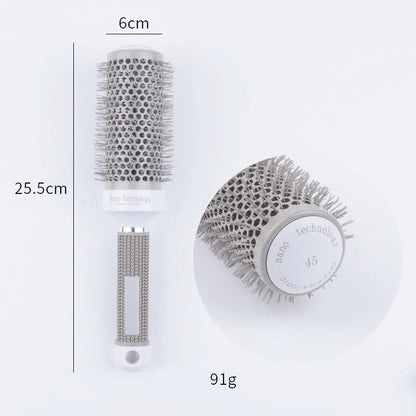 🏆 Last Day Special Price! 💇professional Volumizing Round Hair Brush – Vented Barrel, Ergonomic Grip, Salon Results ✨