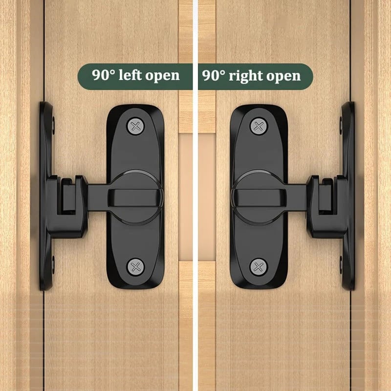 Multi-Angle Sliding Door Lock