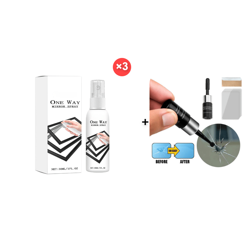 🪟  Reflective Window Spray | One-Way Mirror Privacy Shield for Home & Car