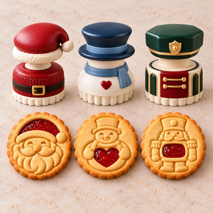 🔥Limited time 70% OFF -🍓🍪 Christmas Jam Cookie Press – Make Adorable Holiday Cookies at Home!