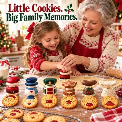 🔥Limited time 70% OFF -🍓🍪 Christmas Jam Cookie Press – Make Adorable Holiday Cookies at Home!