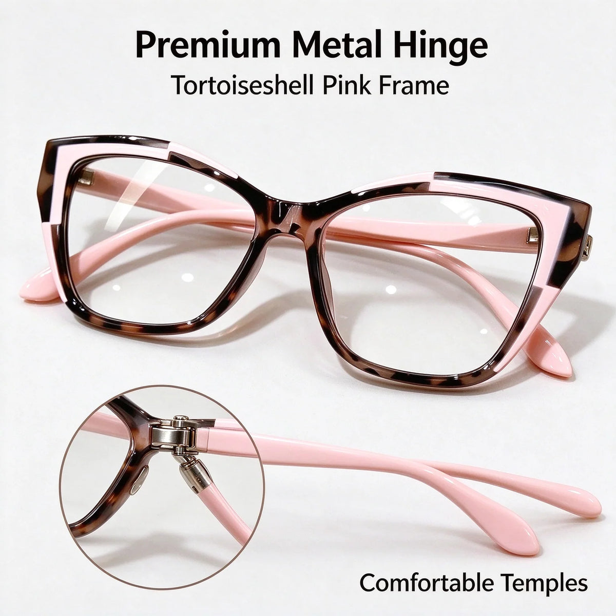 Women's Elegant Cat-Eye Metal Frame Reading Glasses 🕶️