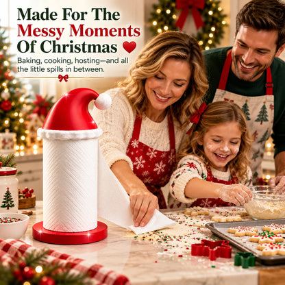 Santa Hat Christmas Paper Towel Holder