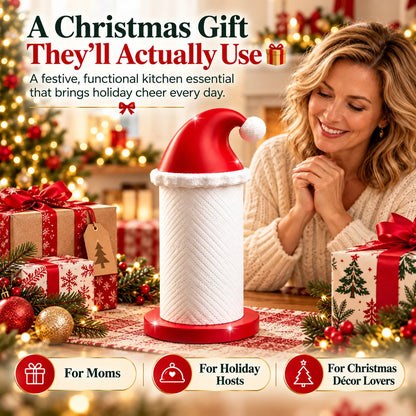 Santa Hat Christmas Paper Towel Holder