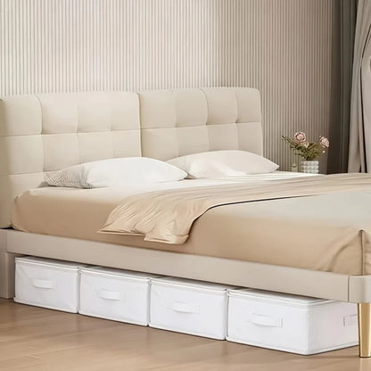 Foldable Underbed Storage Bag with Zipper Lid