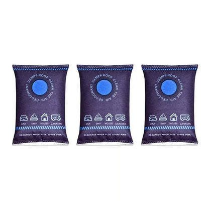 🎁Dehumidification Bag Desiccant|Reusable Moisture Absorber with Color-Changing Indicator