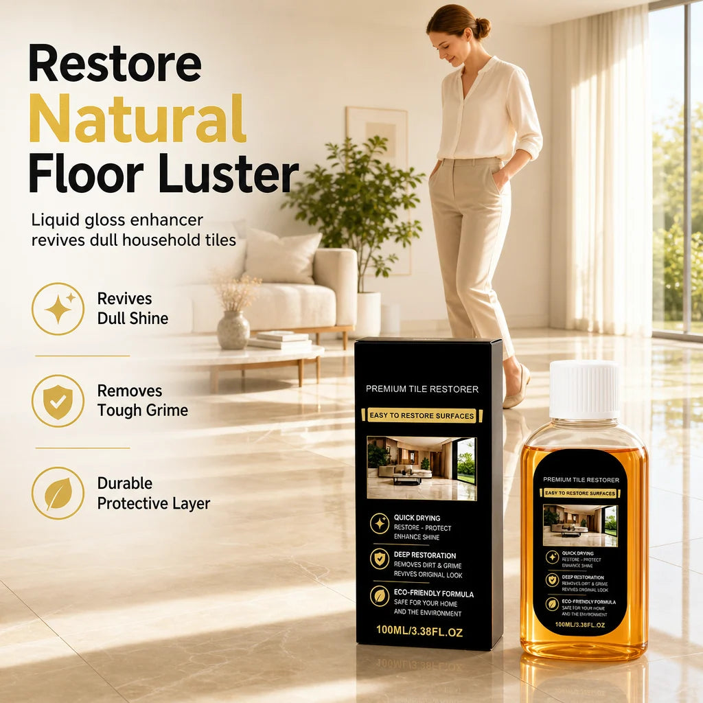 Tile and Floor Refurbishing Cleaner for Scratch Removal and Maintenance