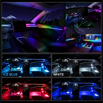 🎁2026 New Arrivals 50% OFF💥 Car Interior LED Strip Atmosphere Lights Pro – Add a Custom Glow to Your Cabin, Easy to Fit & Great for Evening Drives 💡