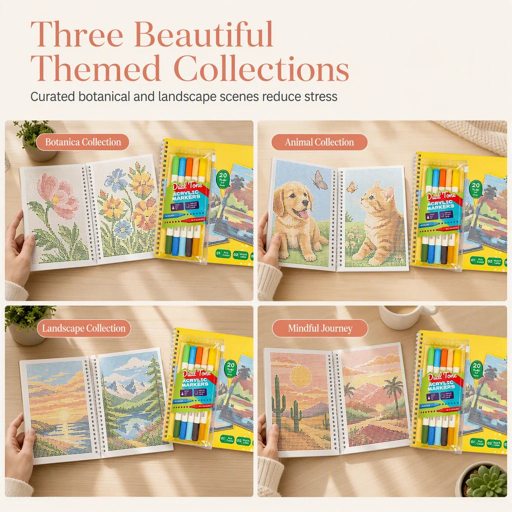 Mindfulness Braille Coloring Set