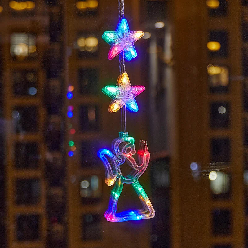 🎄 50% OFF! ✨ DIY Christmas Suction Window Lights – No drill, battery & reusable ✨