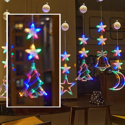 🎄 50% OFF! ✨ DIY Christmas Suction Window Lights – No drill, battery & reusable ✨
