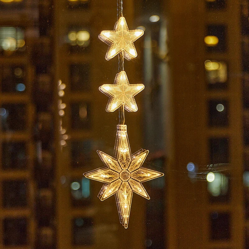 🎄 50% OFF! ✨ DIY Christmas Suction Window Lights – No drill, battery & reusable ✨