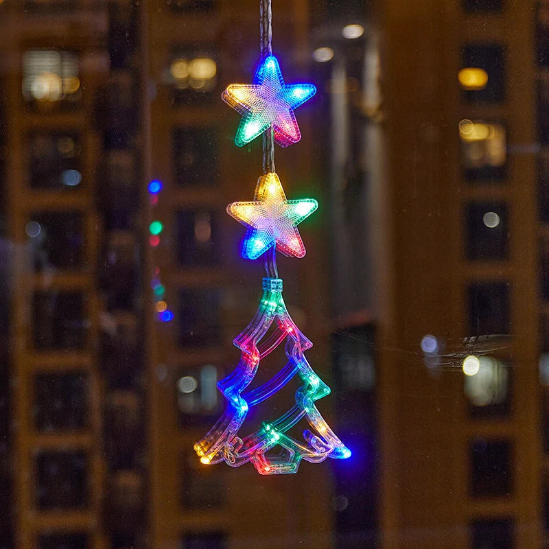 🎄 50% OFF! ✨ DIY Christmas Suction Window Lights – No drill, battery & reusable ✨