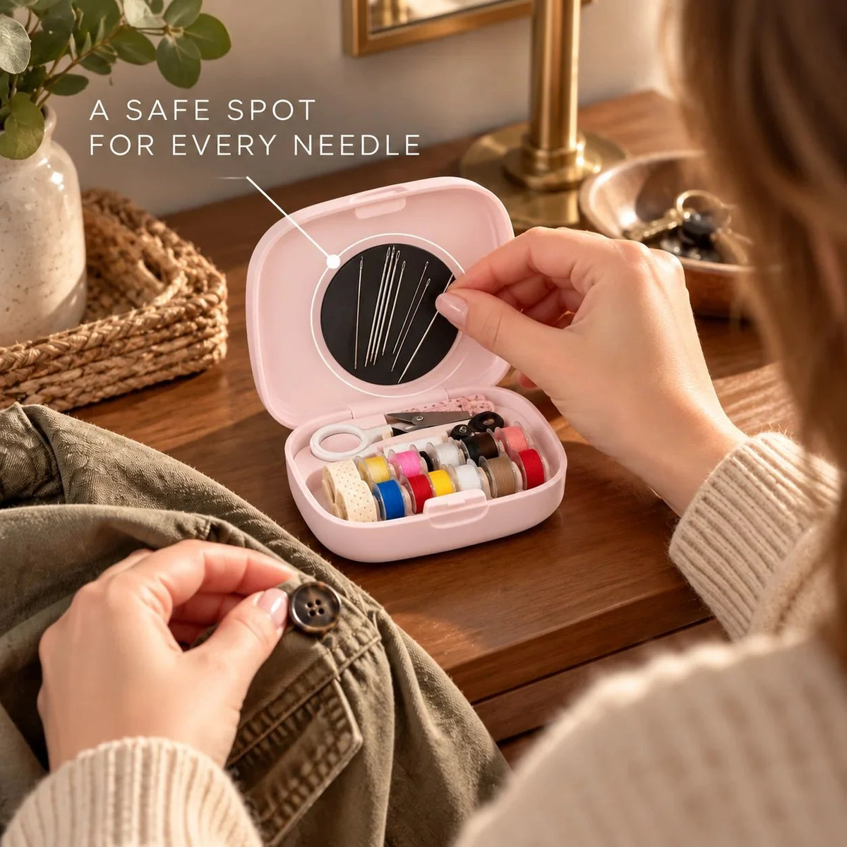 🧵Portable Magnetic Sewing Organizer | On-the-Spot Clothing Fixes Anywhere🪡👕