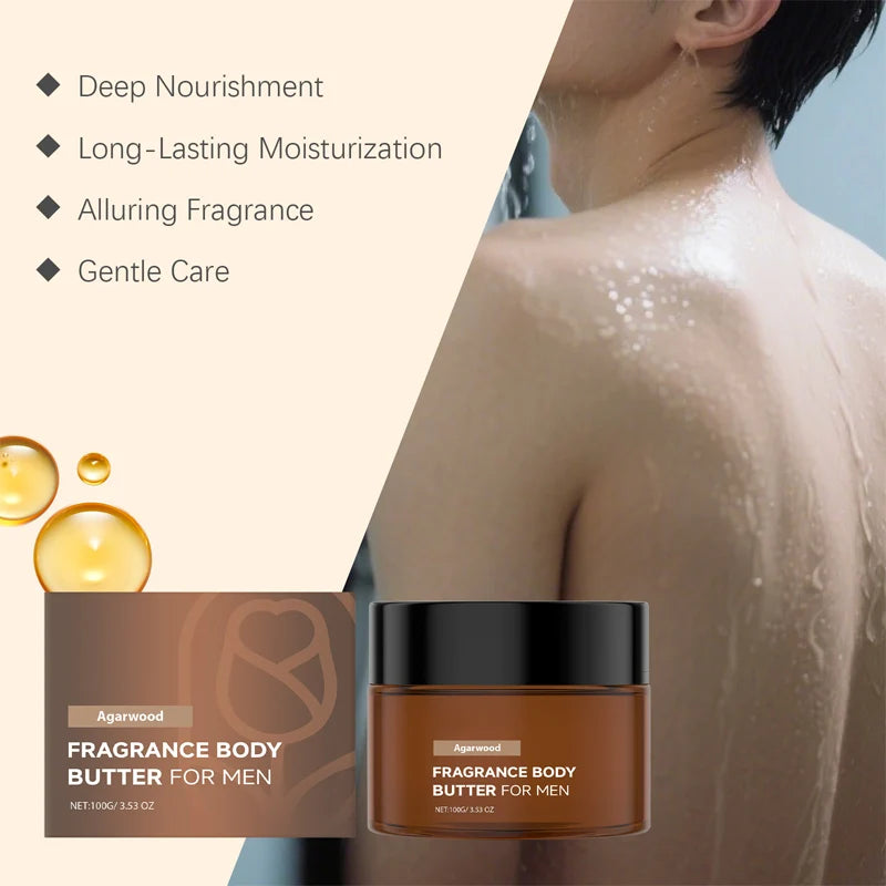 Men's Agarwood Fragrance Body Butter