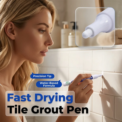 🥳2026 HOT SALE🥳💞50K+ SOLD! 🧱🖊️ 50% OFF! Grout Restorer Pen – instantly covers dirty, black grout lines. Fast-drying, waterproof & precision nib for a clean fresh look! ✨✅