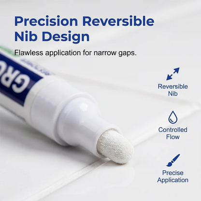 🥳2026 HOT SALE🥳💞50K+ SOLD! 🧱🖊️ 50% OFF! Grout Restorer Pen – instantly covers dirty, black grout lines. Fast-drying, waterproof & precision nib for a clean fresh look! ✨✅