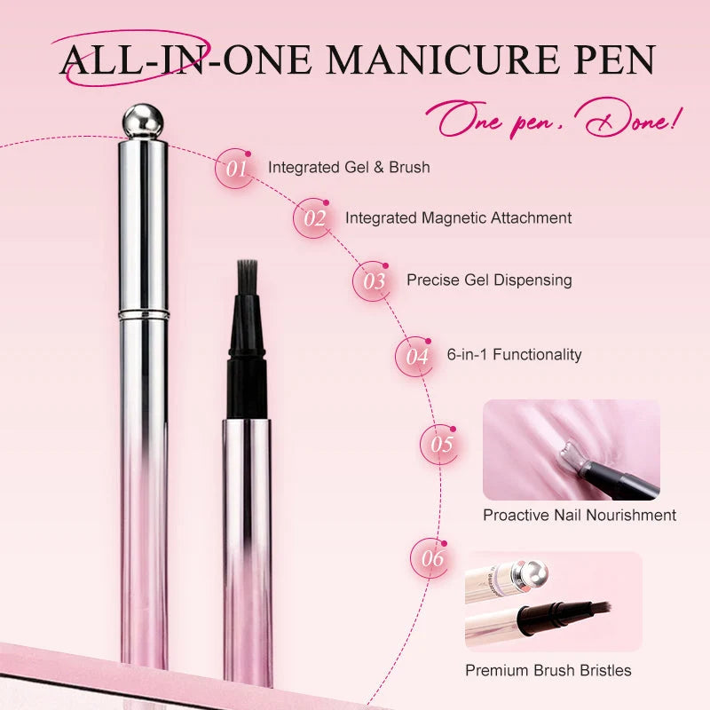 All-in-one Cat Eye Nail Gel Pen