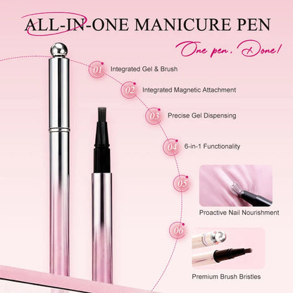 All-in-one Cat Eye Nail Gel Pen