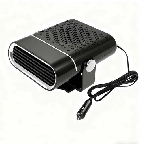 🚗🔥 Portable 2-in-1 car fan with heating function – 360° rotatable, fast defrosting, heating and ventilation, quiet and lightweight for winter and summer!