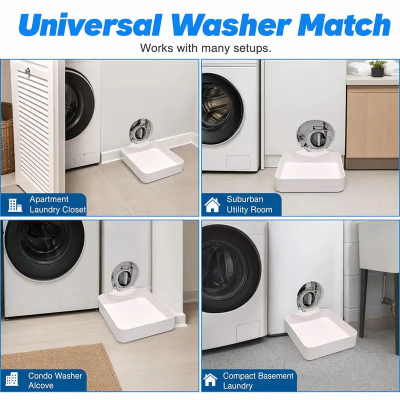 🏆Universal Front-Load Washing Machine Drain Pan
