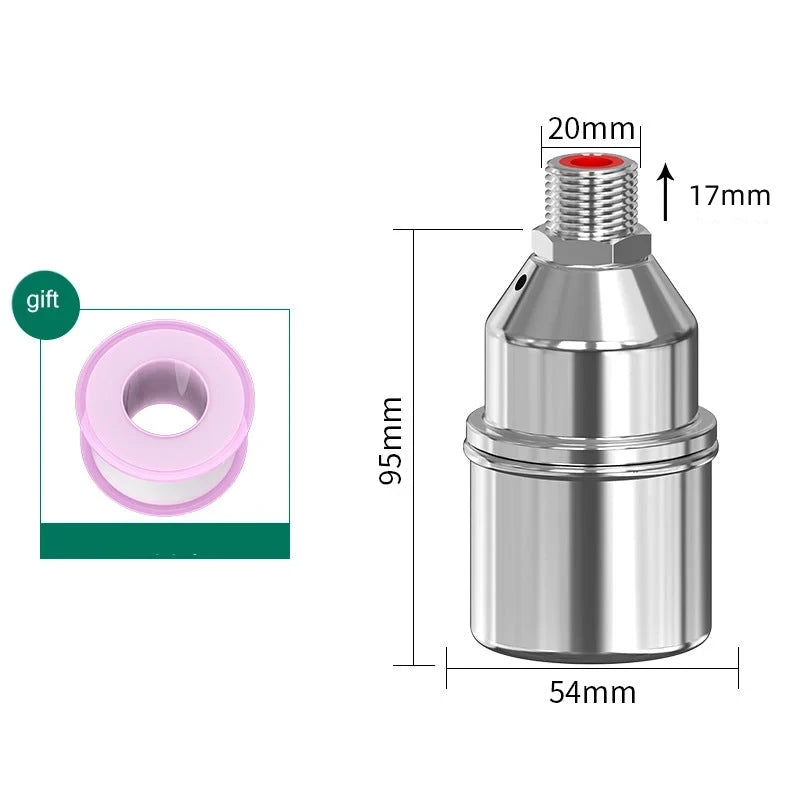 Auto Shutoff Float Valve for Water Tank