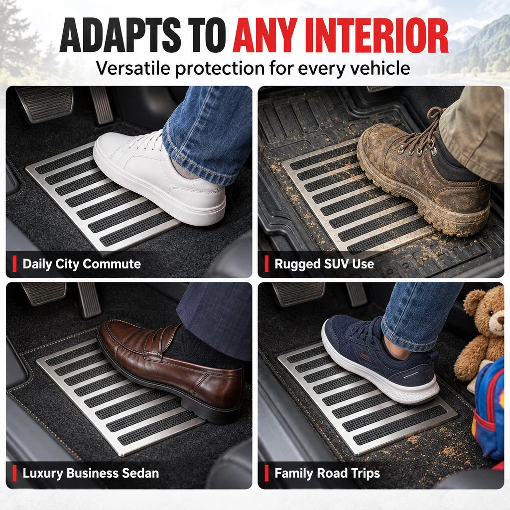 🚗 Universal Car Floor Mat Heel Wear Protector